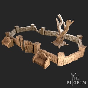 Digitaler STL Datei Download für Small Yard Tabletop Terrain