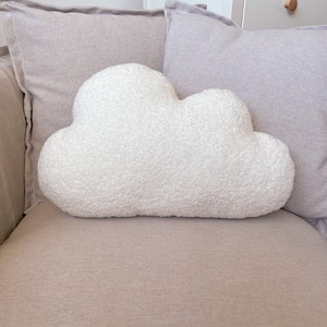 Cloud boucle cushion/ sensory pillow to decorate your home, sofa, kids room or nursery