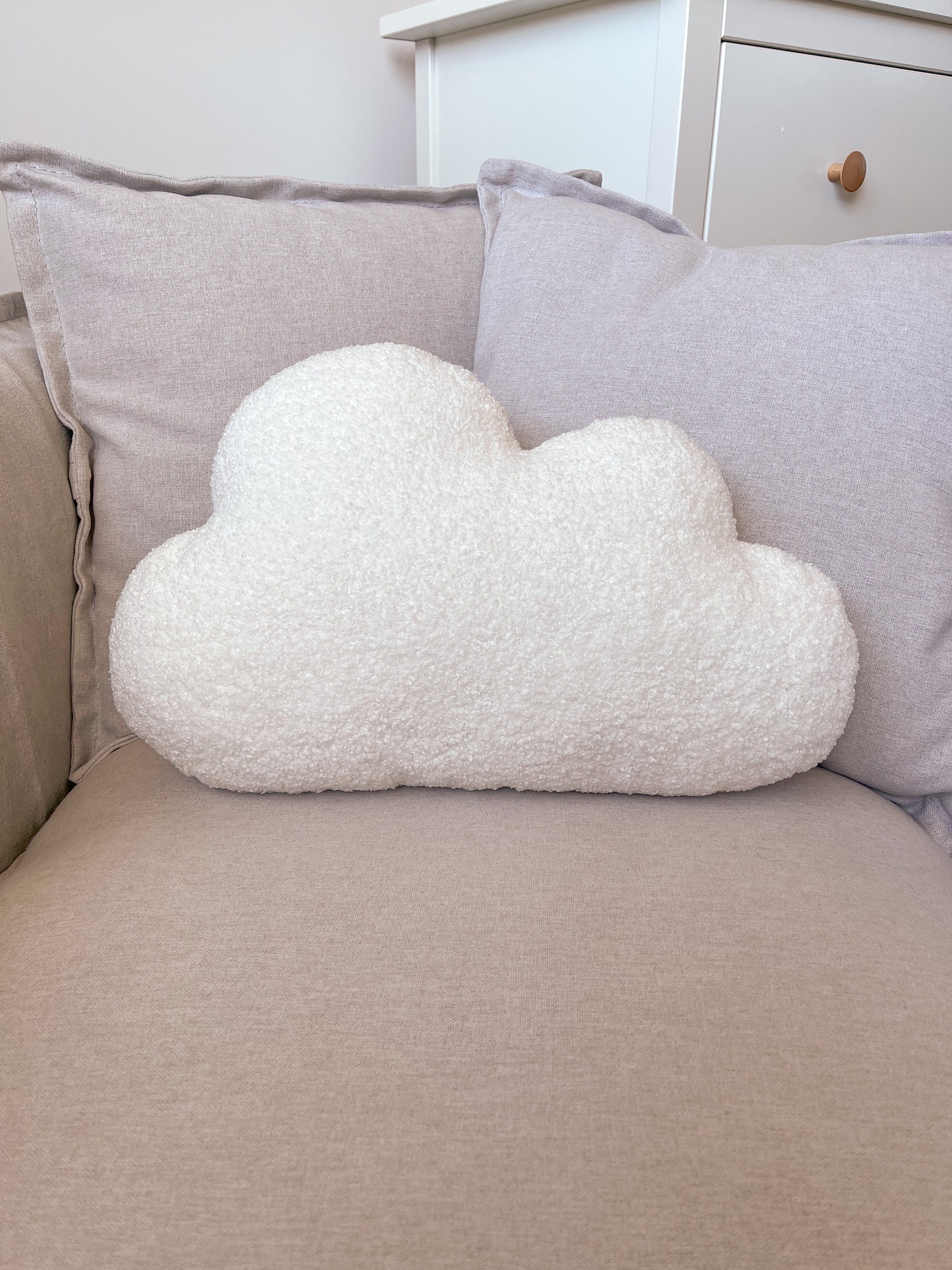 Blue Cloud Pillow, Cloud Cushion, Cloud Toy Pillow, Decorative Pillow,  Nursery Accessories, Throw Pillow, Kids Pillow, Kindergarten Decor 