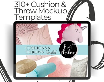CUSHIONS THROW - Event styling, Party setup, Event planning, png template, Picnic decor, Event decor, wedding planning, Event mockup, pillow