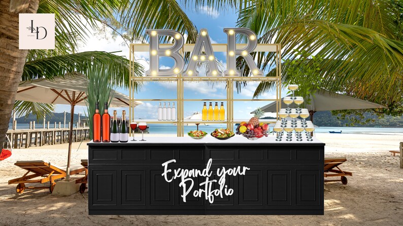 3D realistic event mockup png digital template using canva design for artists designers planners business. wedding, kids party, balloon, backdrop, bridal shower, baby shower, birthday, table setting, planner, event planning, dessert table, candy bar