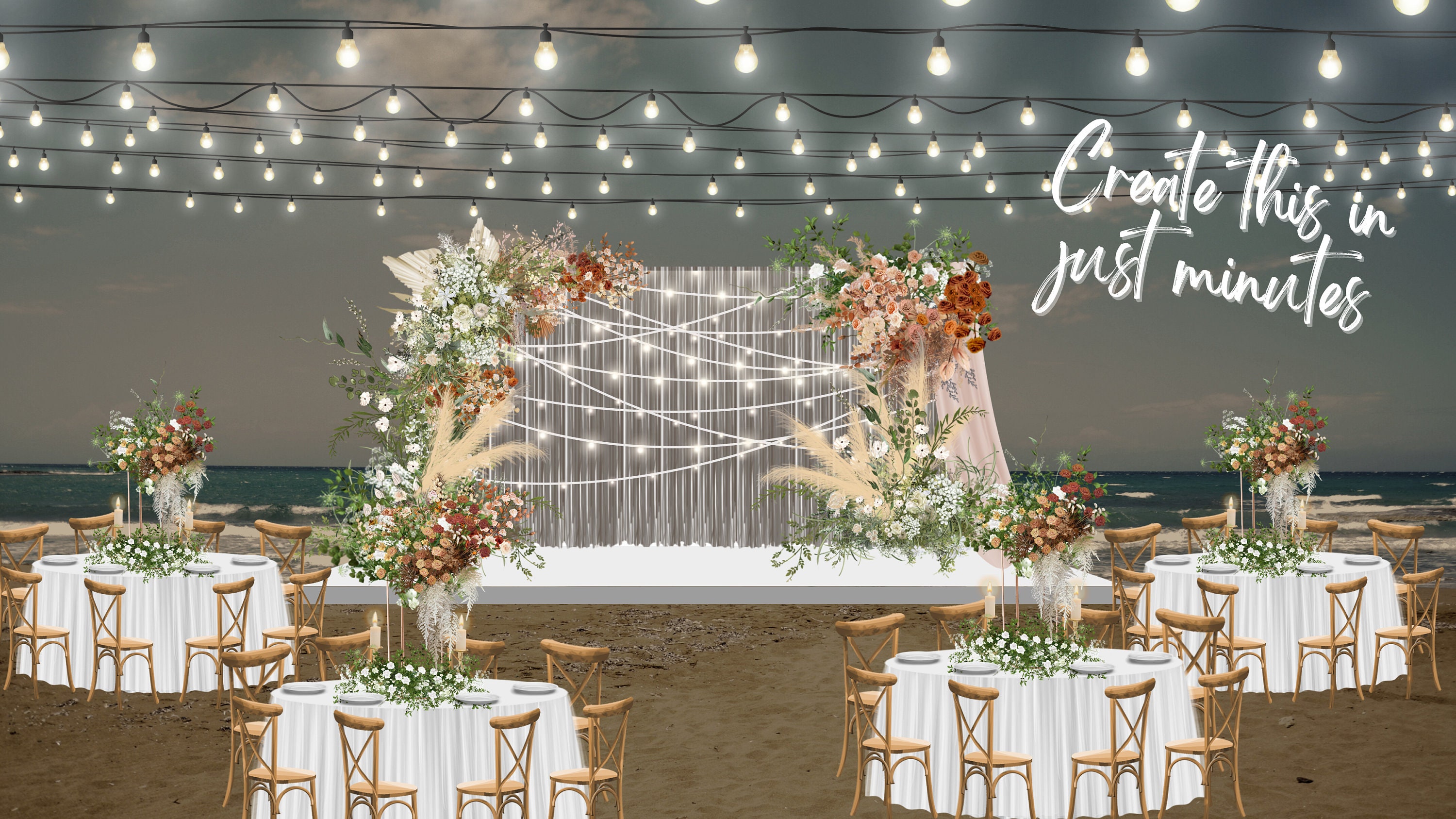 FAIRY LIGHTS Event Styling Party Backdrop Event Planning Etsy