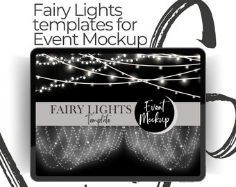 FAIRY LIGHTS - Event styling, Party backdrop, Event planning, string light, Wedding Flowers, Event decor, wedding planning, Wedding mockup