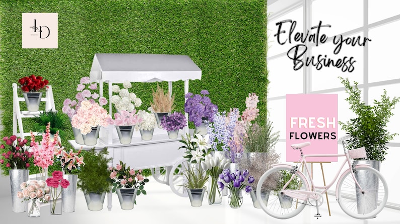 3D realistic event mockup png digital template using canva design for artists designers planners business. wedding, kids party, balloon, backdrop, bridal shower, baby shower, birthday, table setting, planner, event planning, flower bar, candy food