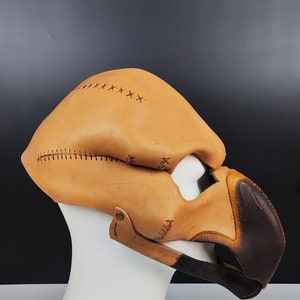 Handmade Genuine Leather Mask  Cosplay
