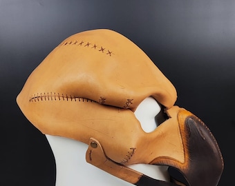 Handmade Genuine Leather Mask  Cosplay