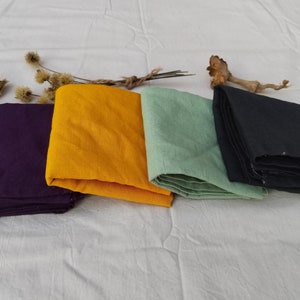 Mixed Assorted Napkin Set, Bohemian Napkins, 200 PCS Cotton Napkins, Mix and Match Cotton Table Napkins, Bulk Cocktail Napkins