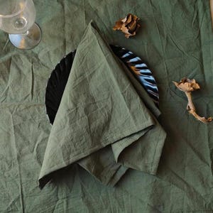 Olive Green cotton napkins cocktail napkins bulk cotton napkins wedding table green color napkins washable napkins mother&#39;s day