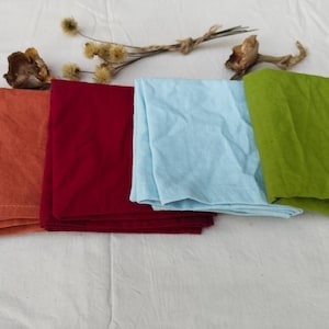 Assorted Cotton Napkins 100% Cotton Napkins Bulk Napkin Sets Cocktail Table Napkins Washable Napkins Wedding Party Napkins