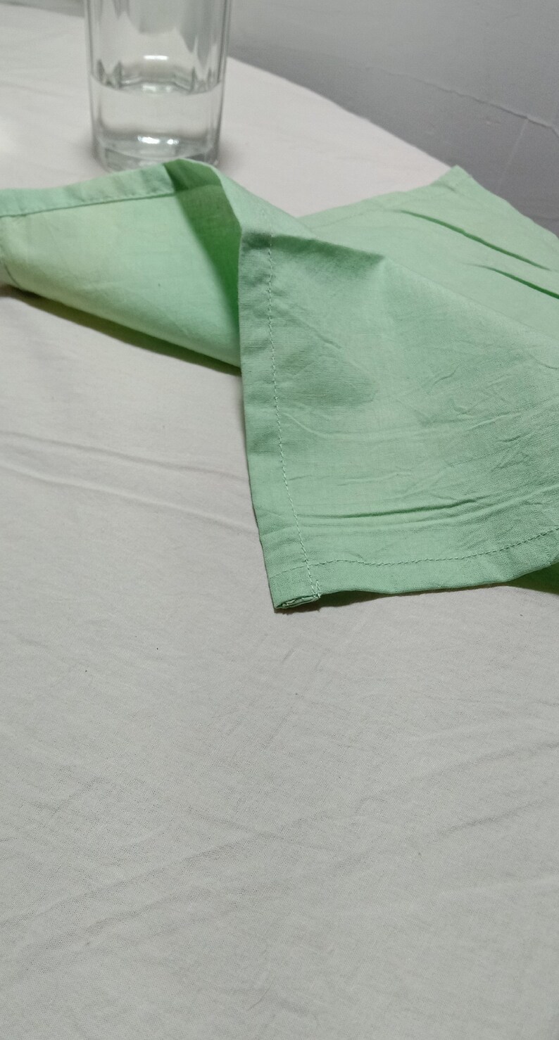Sage Green Cotton Cloth Napkin Table Decoration Napkins Bulk Napkin