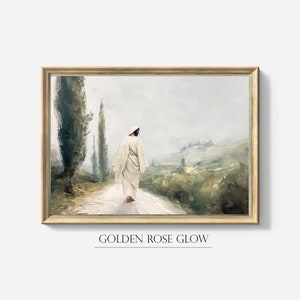 イエス・キリストの印刷可能な絵画 | イエスは復活しました | 宗教的なイエスのポスター | 福音書の印刷物の入場装飾 | 信仰に触発されたアート