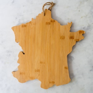 Cutting board France with sights Kitchen and Cooking gift housewarming house building Gift for men and women image 4