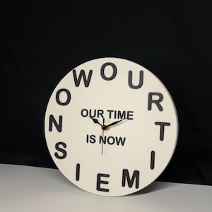 Wall Clock-Our Time Is Now
