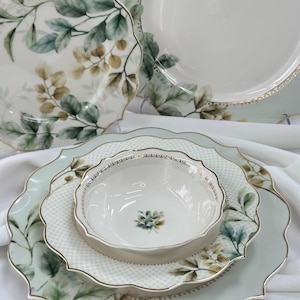 Juego de vajilla de porcelana de 24 piezas para 6