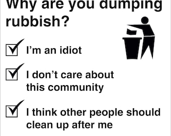 Don't Litter No Litter Sign Notice Directive Adhesive Sticker160mm - Foto 8