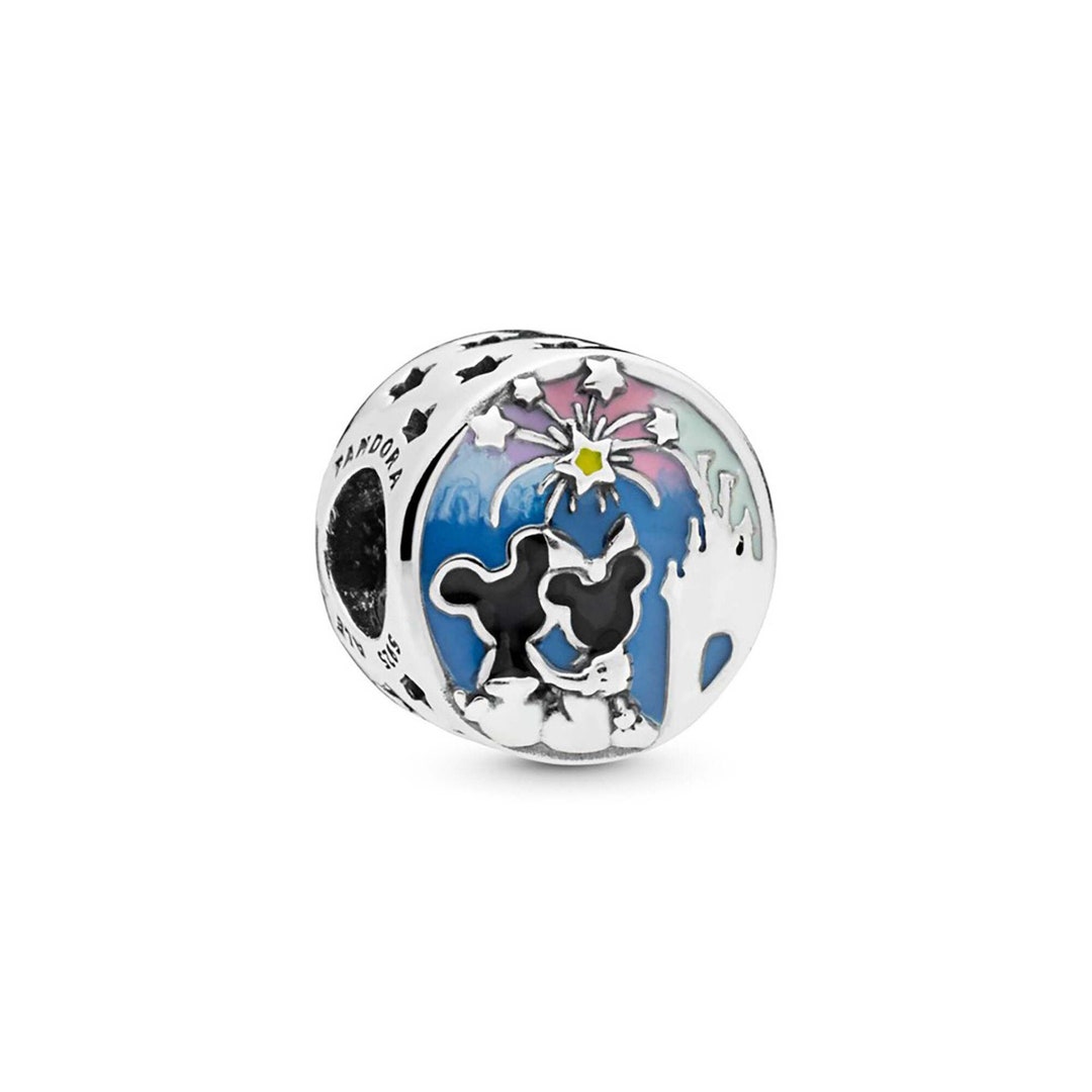Mickey and Minnie Mouse Fireworks Charm Pandora Charm Best Etsy