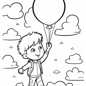 50 Coloring Pages for Kids, Printable Bundle, Coloring Pages for Kids