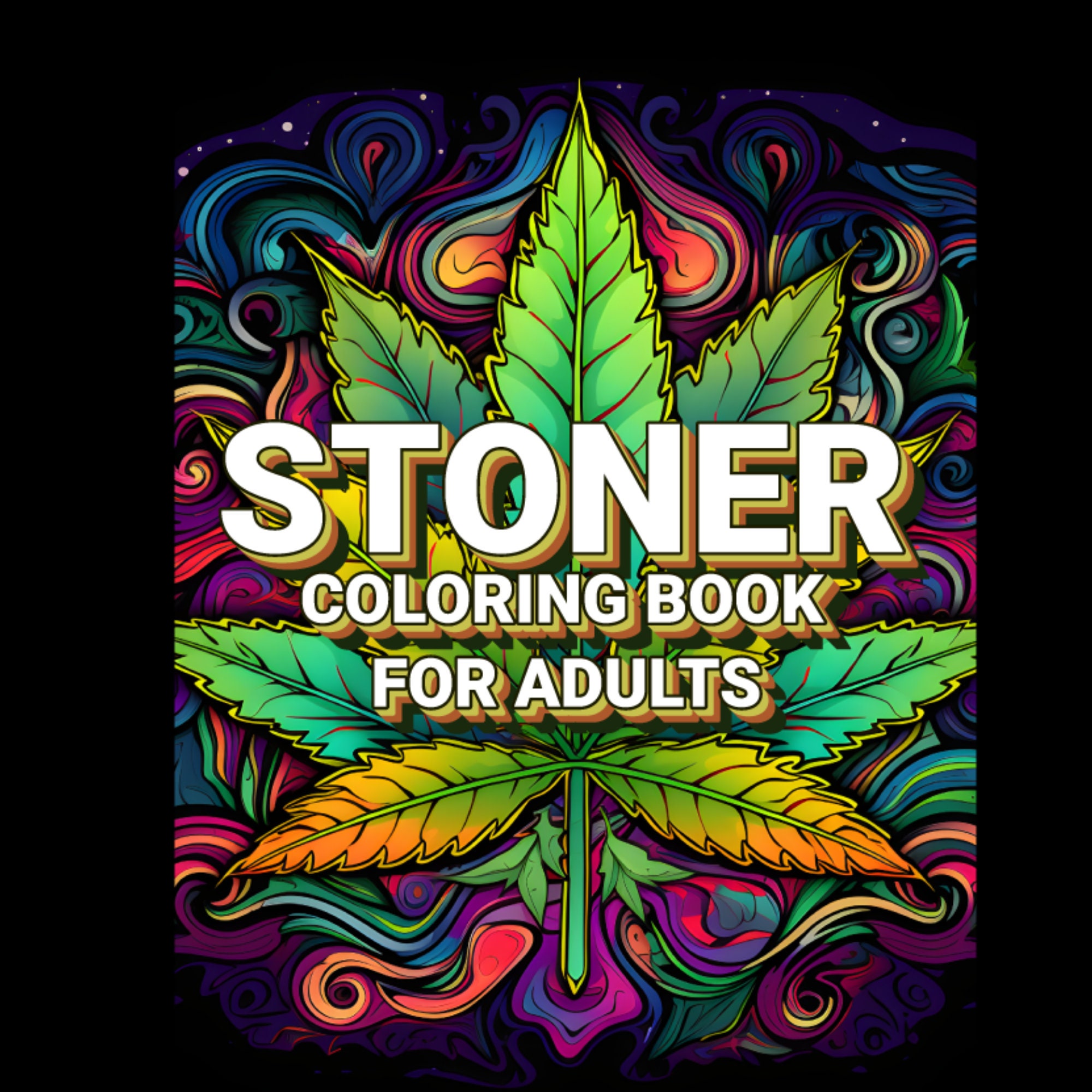 Stoner Adult Coloring Book: Princess Stoner Psychedelic Cannabis Trippy  Coloring Book for Adults 122 Pages (Paperback)