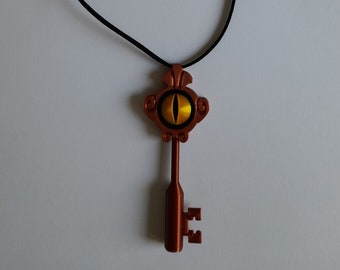 The Owl House Inspired Portal Key Necklace Pendant