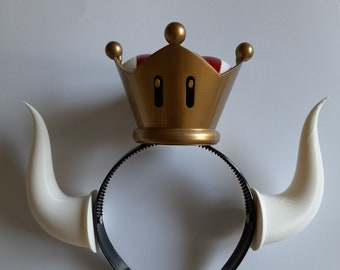 Bowsette. Crown and horns based on Bowser Peach from Super Mario Bross.
