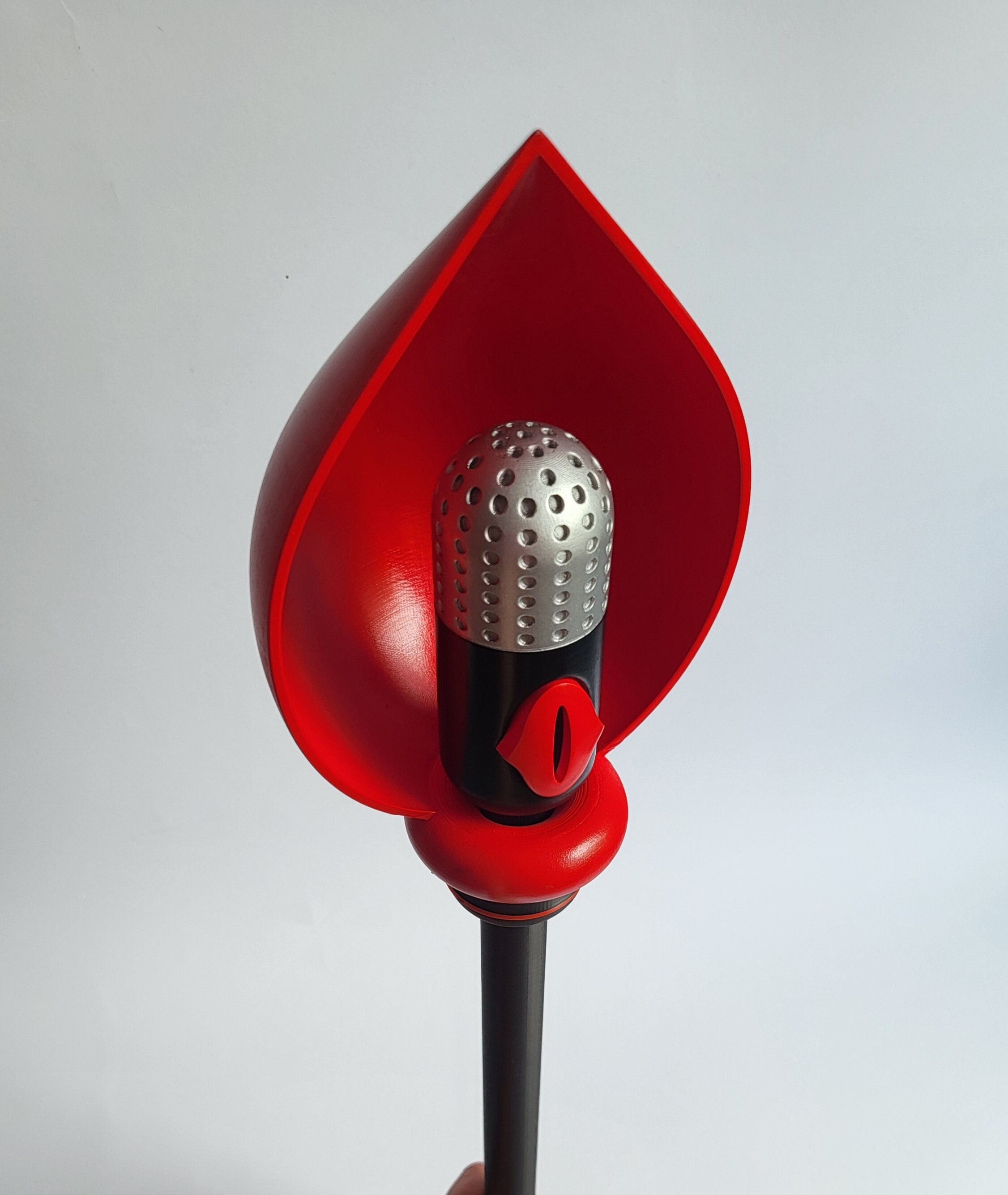 A Replica of Alastor's Microphone Stick From Hazbin Hotel
