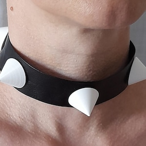 Bowsette choker modeled on Super Mario Bros