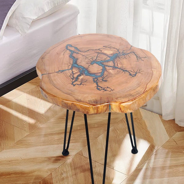 Raw Wood Coffee Table Etsy