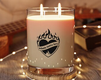 Rock & Roll Love Sojakerze - Musikliebhaber Valentinstag Geschenk