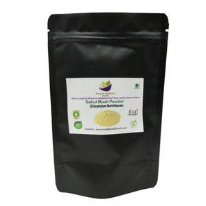 Kunjika Jadibooti Safed Musli Powder | Natural White Musli | Swet Musli | Chlorophytum Borivilianum Powder-Jadi booti-Indian Herbs-Ayurvedic