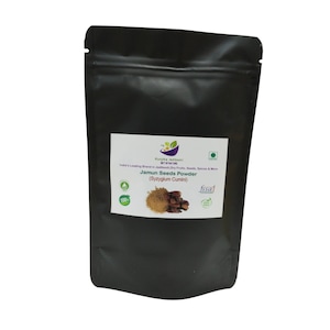 Kunjika Jadibooti Jamun Seed Powder | Jaamun Ki Guthli |  Syzygium cumini-Jadi Booti-Single Herbs, Indian Herbs, Indian Ayurvedic
