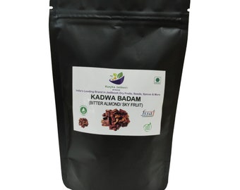 Kunjika Jadibooti Sugar Kadwa Badam, Diabetes Bitter Almonds, Sky Fruit Mahogany Seeds Bitter Almond Kadwa Badam