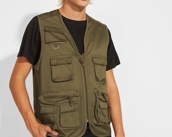 Multi-pocket work vest