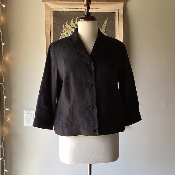 Vintage Talbots Irish Linen Blazer