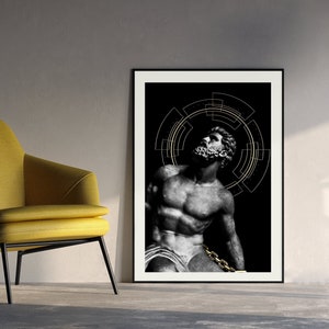 Prometheus Reinvented • 3D Historical Poster for History and Modern Design Enthusiasts