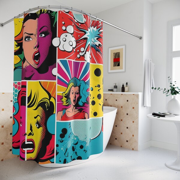 Pop Art Shower Curtain