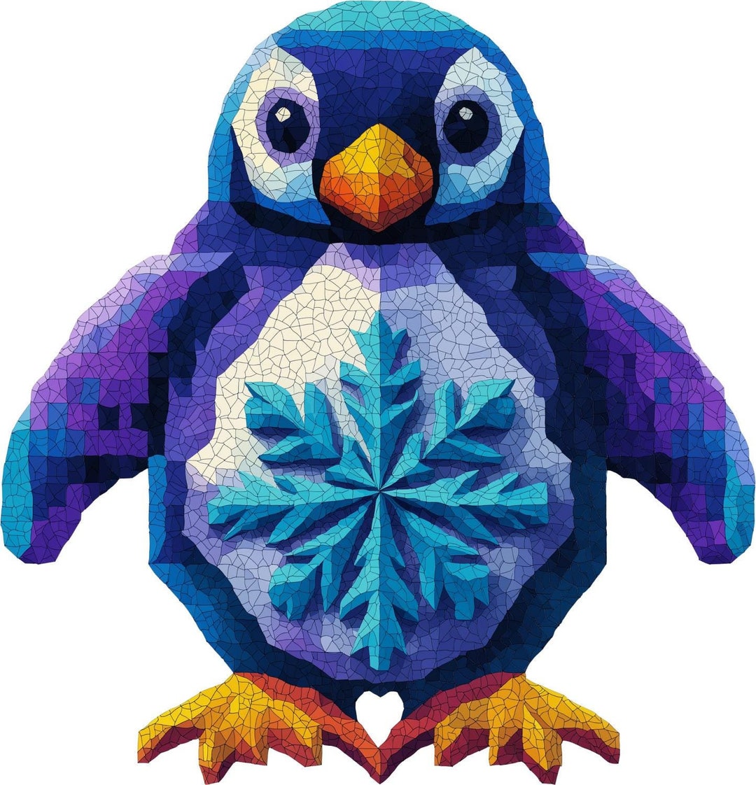 Snowflake Animals Clipart Bundle: Winter PNG Designs (digital Download ...