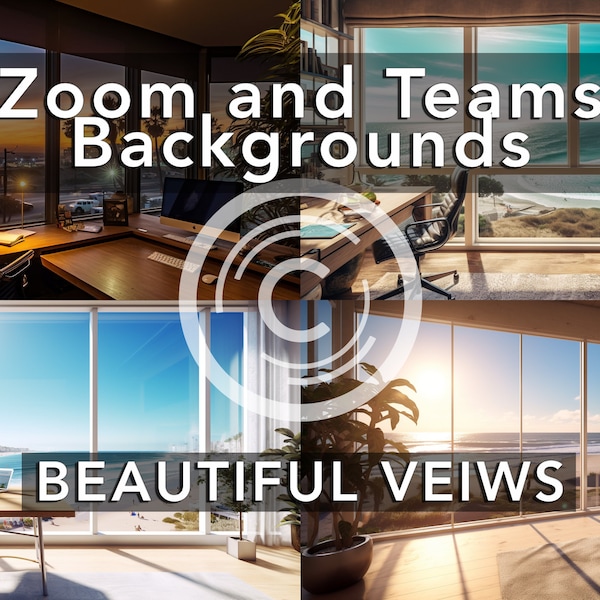 Zoom Background Ocean View Etsy