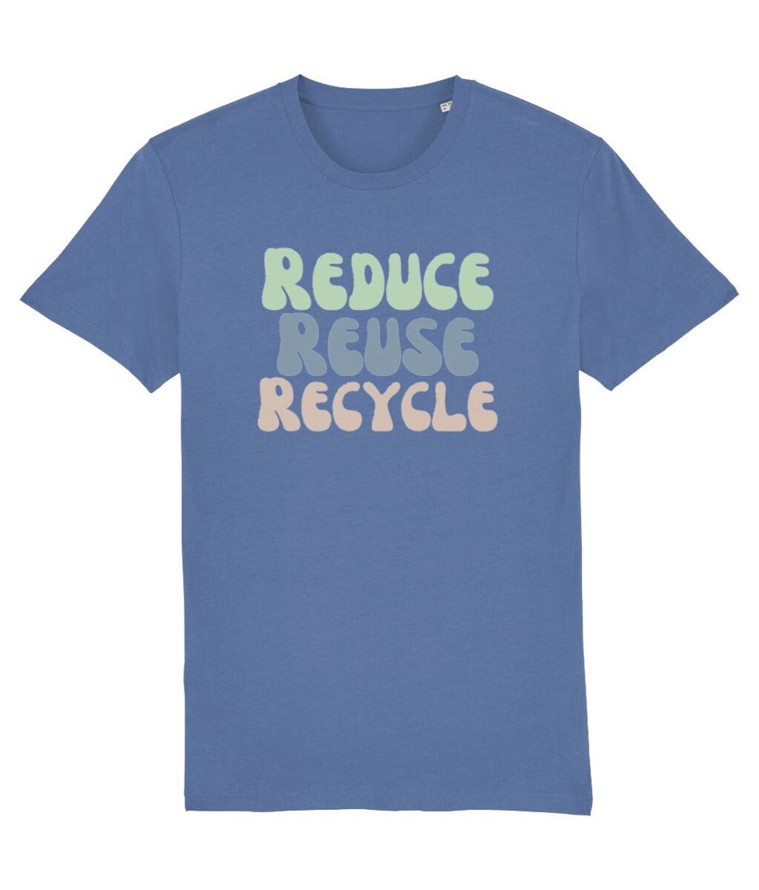 Reduce Reuse Recycle T-shirt, Vegan Friendly Clothing, Ethical Clothing ...