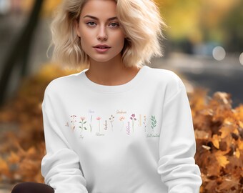 Christelijk sweatshirt met ronde hals | Vruchten van de geest | Christelijk cadeau