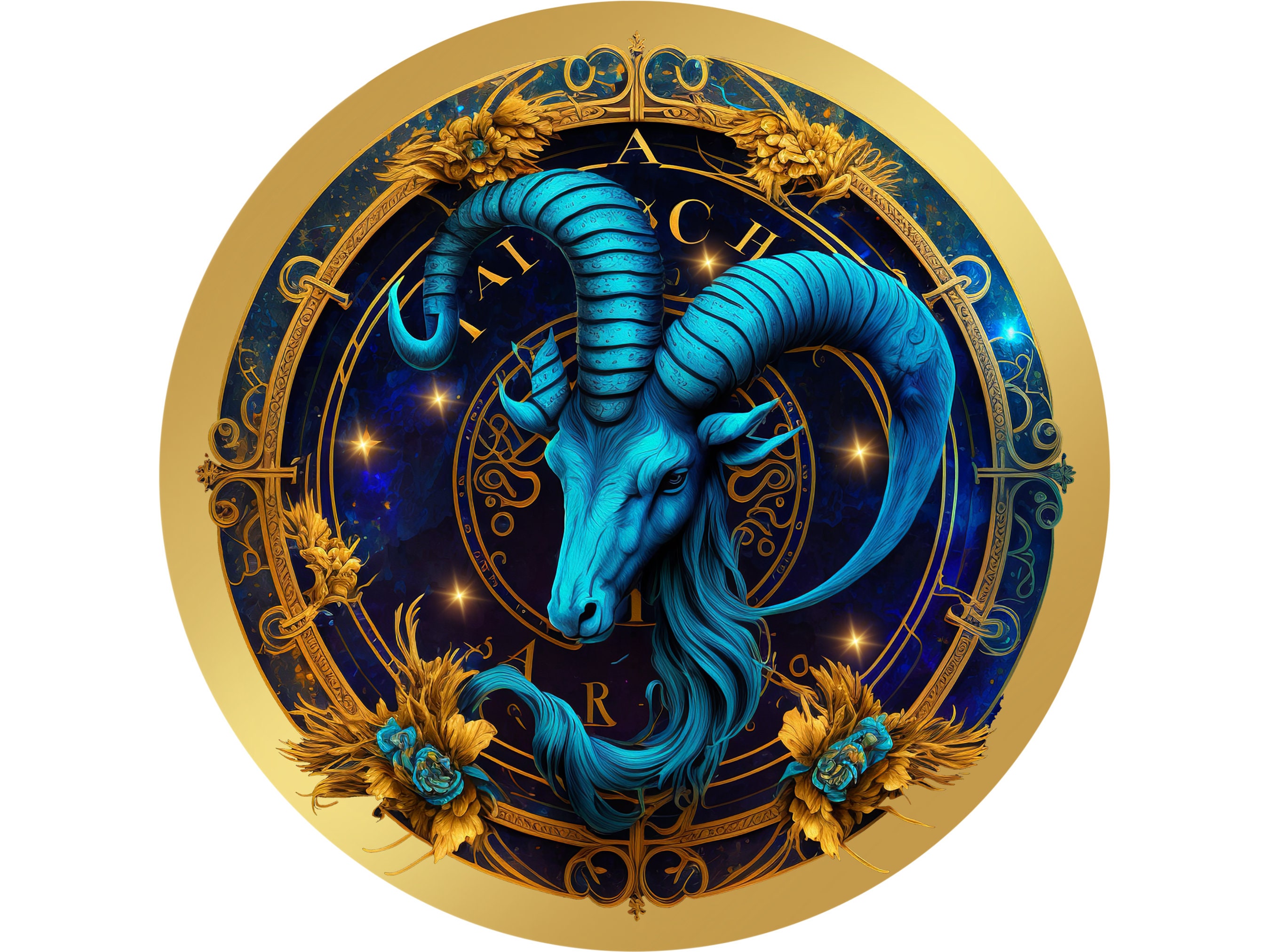 Buy Capricorn Zodiac Sign Clipart, Quality PNG (digital Download