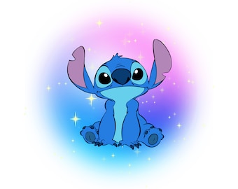 Lilo and Stitch, Stitch from Lilo and Stitch Clipart PNG, High Quality Transparent Background File, Direct Print Sublimation