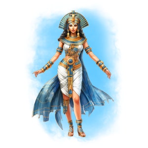Egyptian Goddess Clipart PNG High Quality Digital Download - Card Making Paper Craft, Egyptian PNG