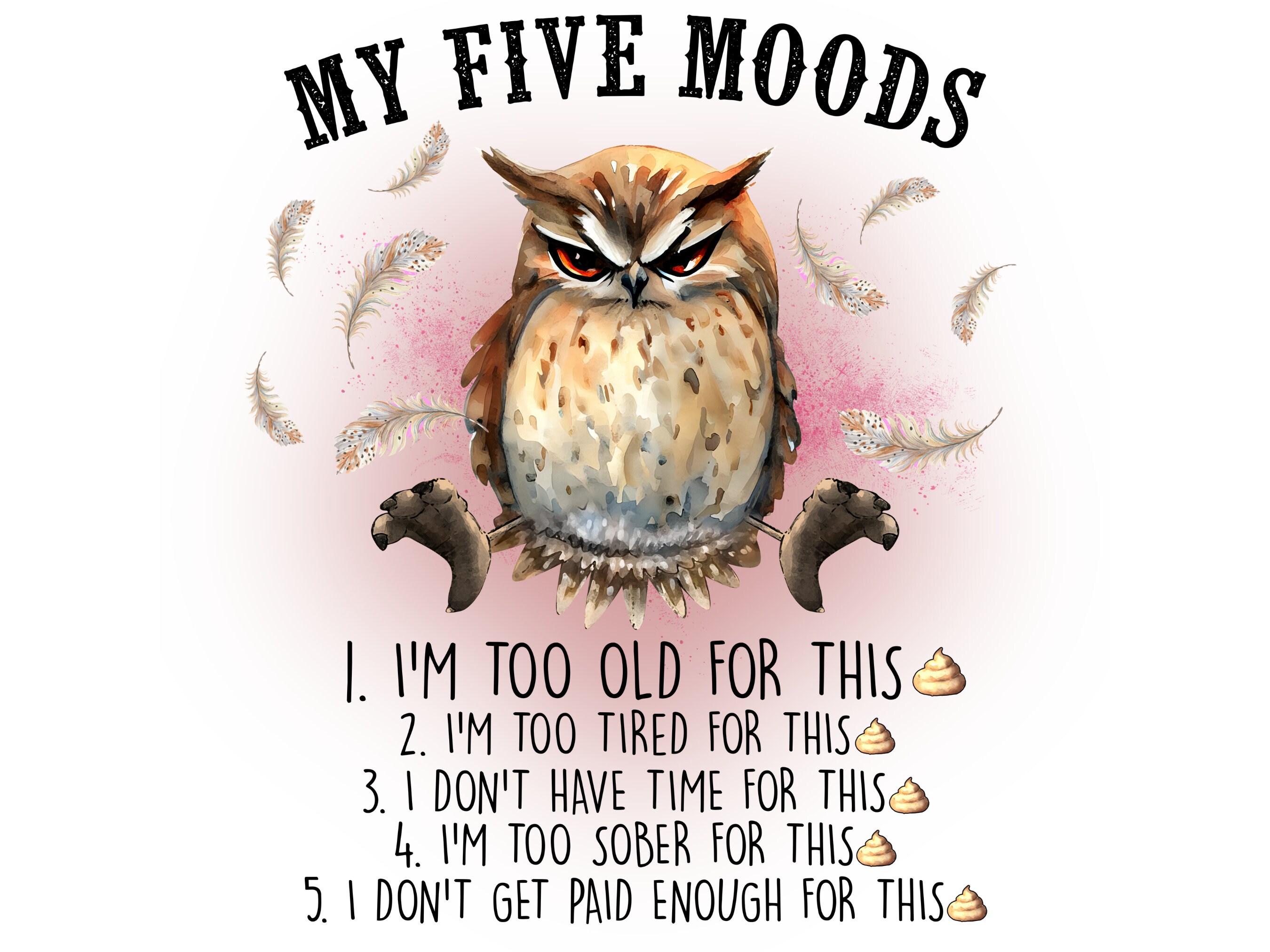 I'm Thinking Owl Funny Face Vintage Grumpy Angry Shirt I'm Thinking Owl Funny Face Vintage Grumpy Angry Shirt