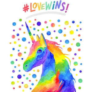 LGBTQ Pride Flag Love Wins Hearts Unicorn Transparant Png LGBT Gay Pride Rainbow Gay Festival LGBT Pride Sublimatie Digitale Bestanden