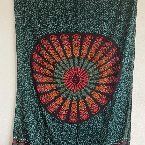 Sarong, Strandtuch, Badetuch, Tuch, Wanddeko mit Mandala