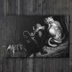 Gustave Doré "Dante Alighieri - Inferno - Plate 13" Canvas