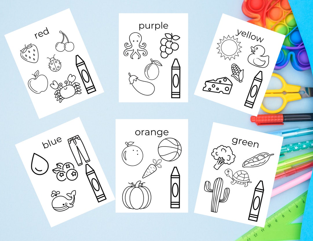 Color Activity Bundle, Color Recognition, Teacher Color Craft, Crayons ...