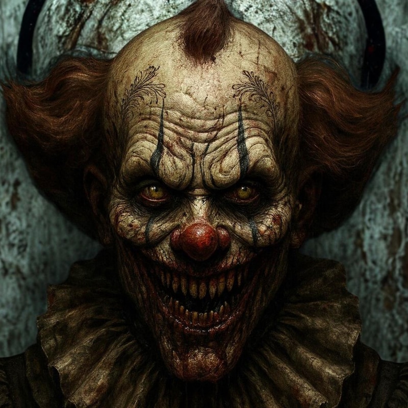 Dark Clowns Wall Art Etsy dark-clowns-wall-art-etsy
