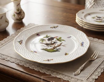 26-piece Dinner Set - Herend - Poppy - Etsy