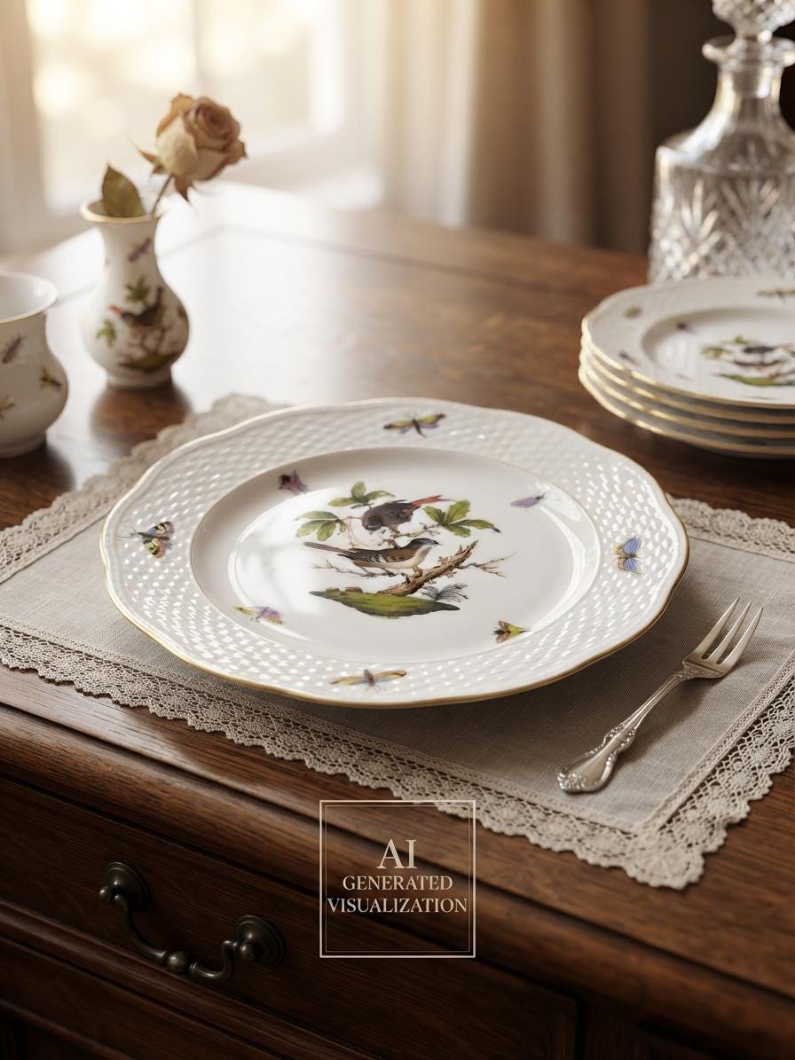 Herend Dinner Plates - Etsy